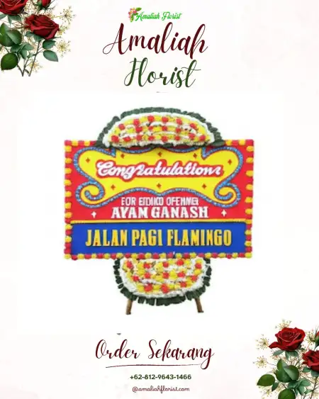Sewa Papan Bunga Gilang Tunggal Makarta